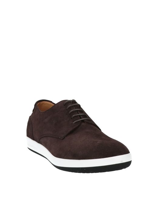 Emporio Armani Brown Lace-up Shoes for men