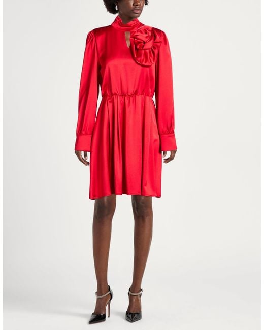 Fracomina Red Mini Dress Polyester