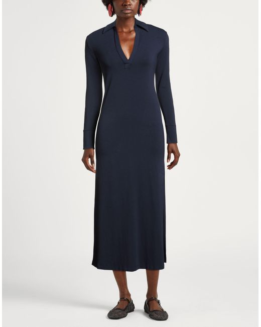 Ottod'Ame Blue Midi-Kleid