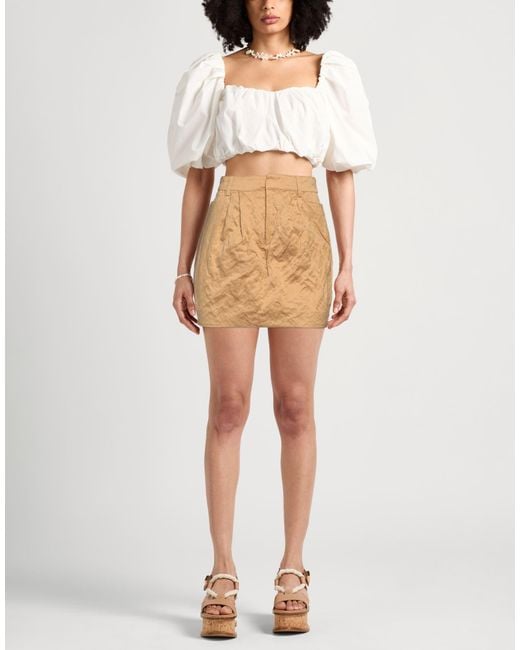 Mini-jupe DSquared² en coloris Natural