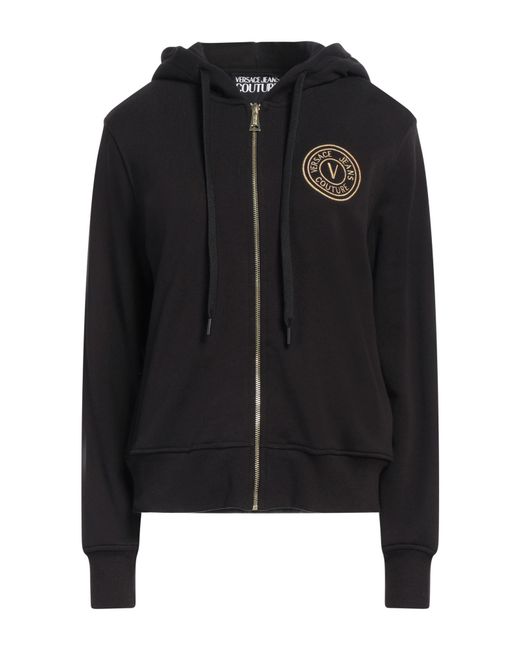 Versace Jeans Couture Black Sweatshirt Cotton