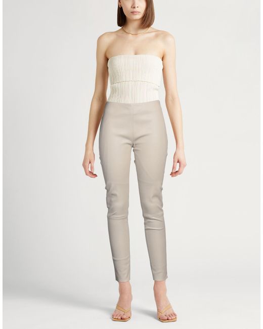 Kiton Natural Pants Lambskin