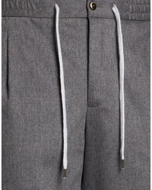 PT Torino Gray Pants Virgin Wool, Elastane for men