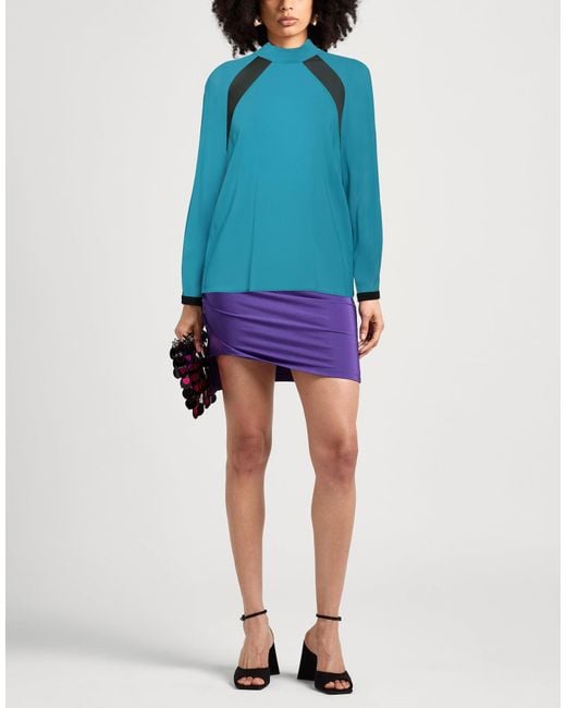 Byblos Blue Azure Top Viscose, Elastane
