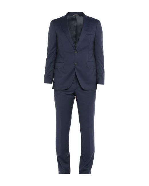 Tombolini Wool Suit in Dark Blue (Blue) for Men - Lyst