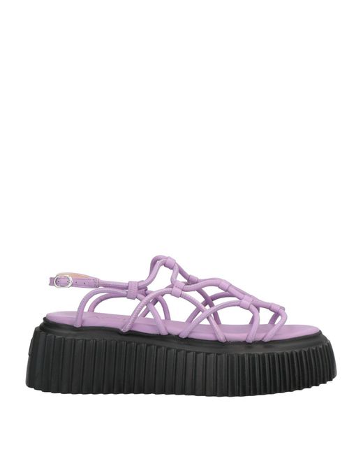 Agl Attilio Giusti Leombruni Purple Sandals
