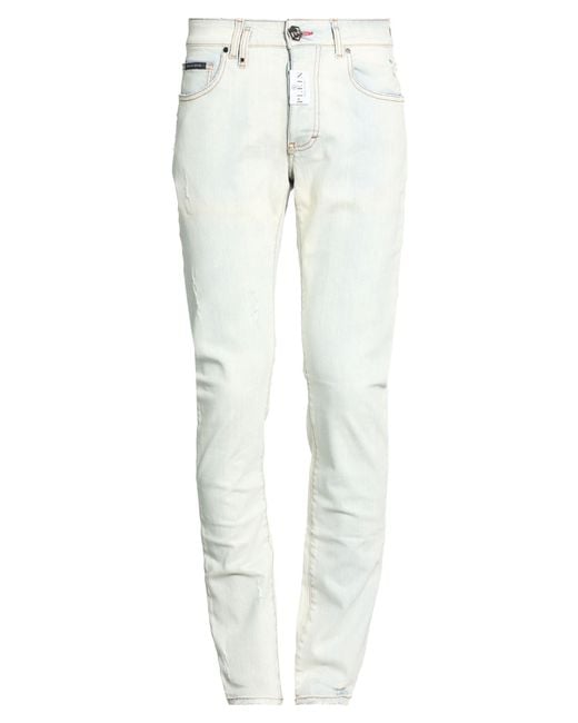 Philipp Plein White Jeans for men