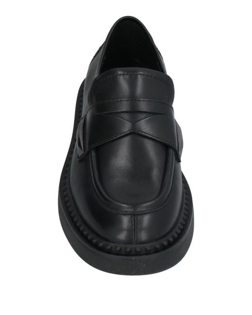 Ash Black Loafers Leather