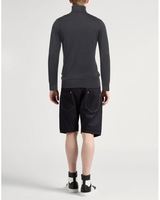 Moorer Rollkragenpullover in Blue für Herren