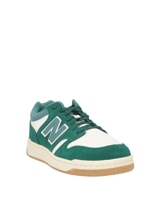 New Balance Green Sneakers Leather
