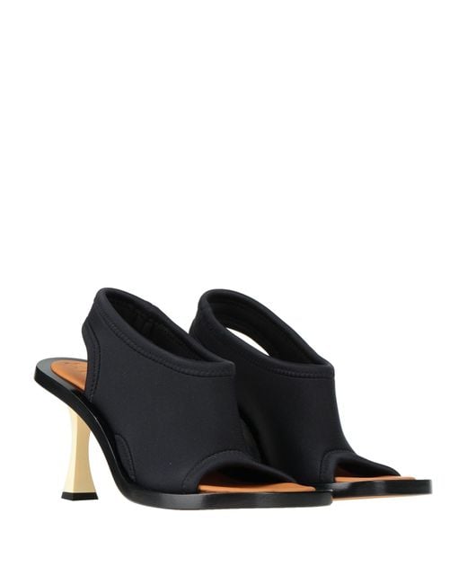 Proenza Schouler Black Sandals