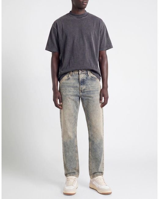 ICON DENIM Gray Jeans for men