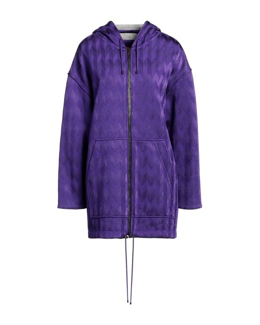 Missoni Purple Overcoat & Trench Coat