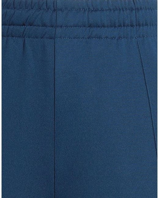 Acne Blue Pants Polyester, Cotton