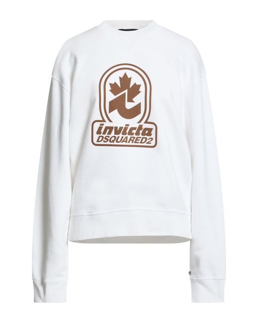 Sudadera INVICTA x DSQUARED2 de color White