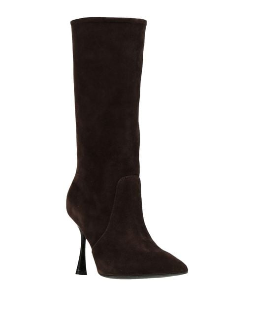 PAOLO MATTEI Black Stiefel