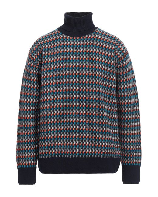 Doppiaa Rollkragenpullover in Blue für Herren