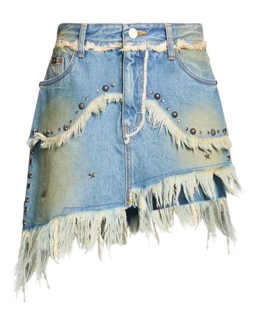 ANDERSSON BELL Blue Denim Shorts Cotton