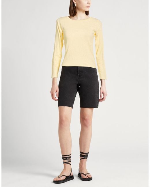 Crossley Yellow T-Shirt Linen, Elastane