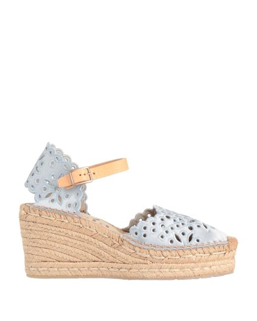 Pedro Garcia Blue Sky Espadrilles Textile Fibers, Leather
