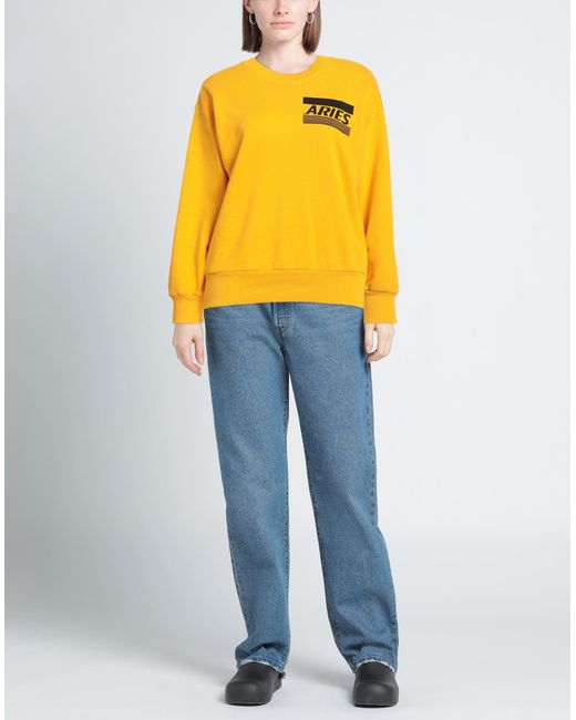 Aries Yellow Sweatshirt