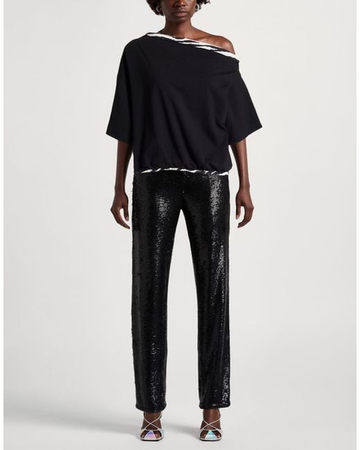 8pm Black Top Cotton, Elastane