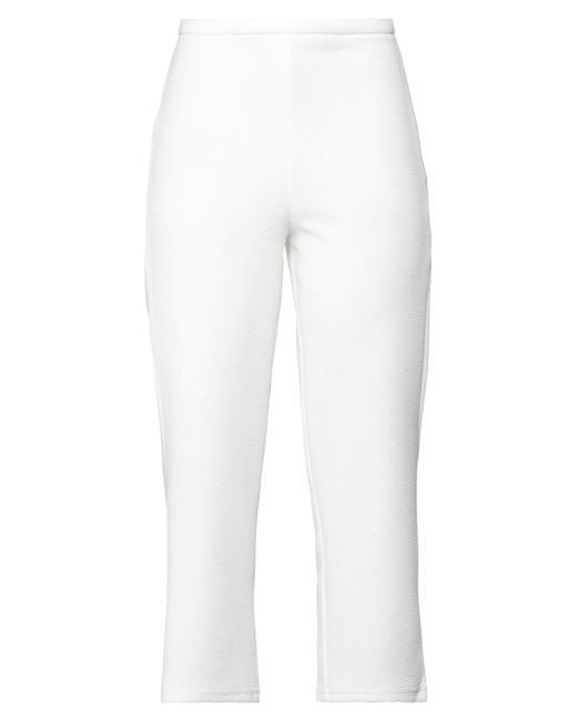Closet White Pants Polyester, Elastane