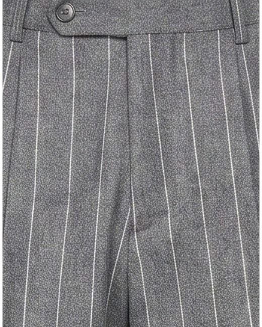 Boss Gray Pants Virgin Wool for men