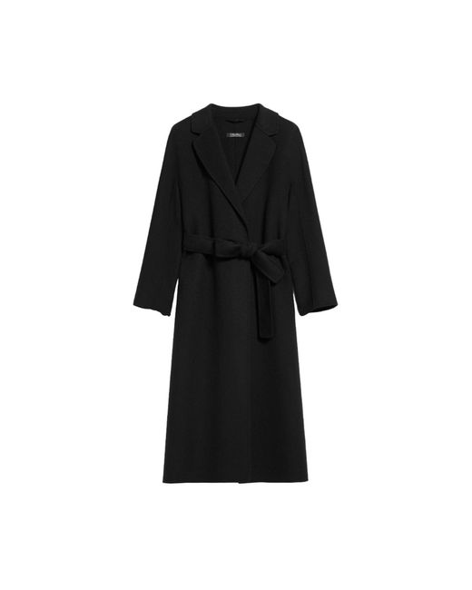 Manteau long Max Mara en coloris Black