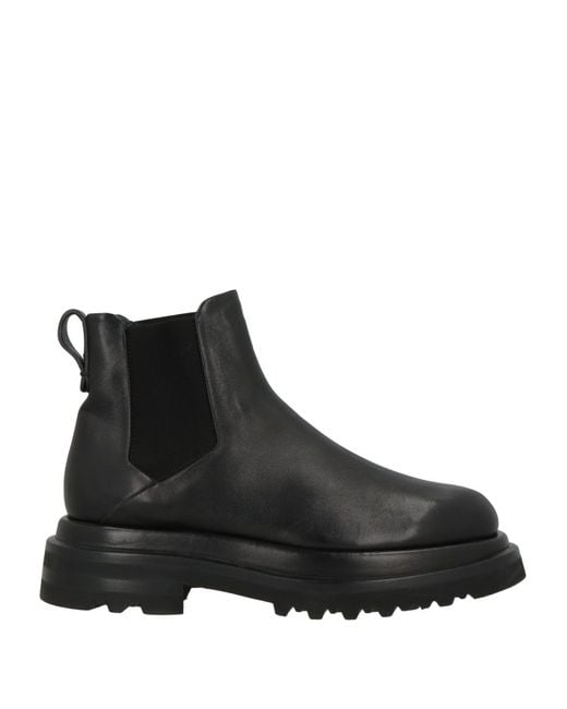 Giorgio Armani Black Ankle Boots for men