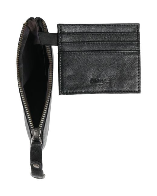 Blauer Black Coin Purse Leather for men