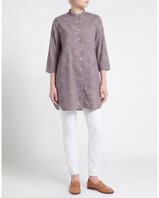 920 ITALIAN STYLE Gray Shirt Cotton