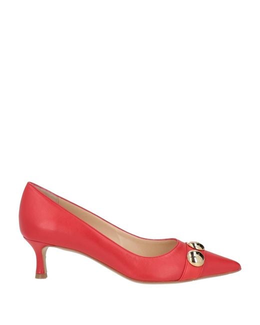 Cerruti 1881 Red Pumps Leather