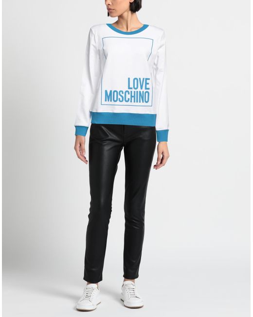Love Moschino Blue Sweatshirt