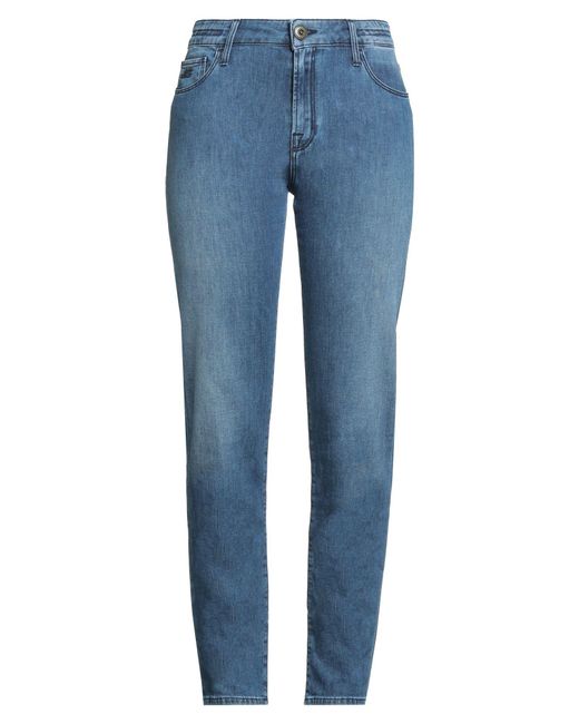 Jacob Cohen Blue Jeans Cotton, Elastomultiester, Elastane