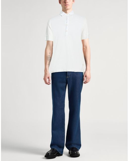 Crossley White Polo Shirts for men