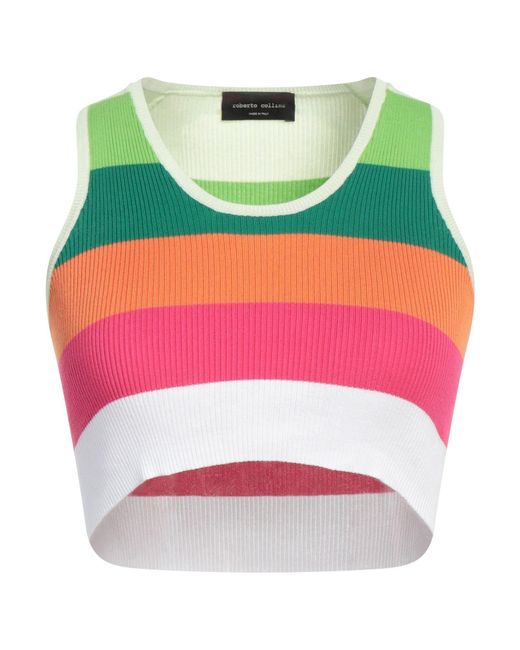 Roberto Collina Green Top Cotton