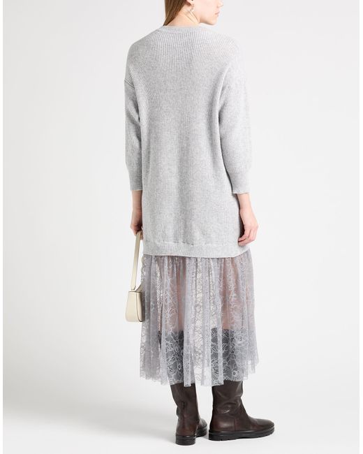 ViCOLO Gray Midi-Kleid
