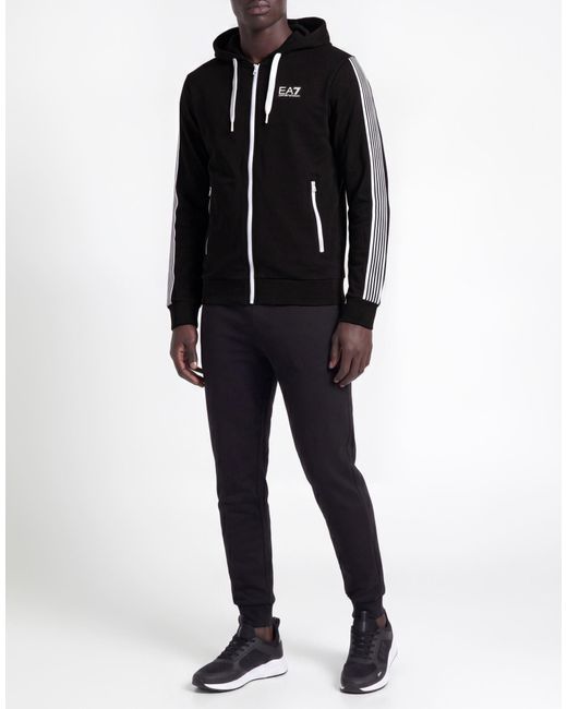 EA7 Black Sweatshirt for men