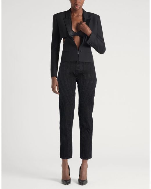 Mugler Black Jeans