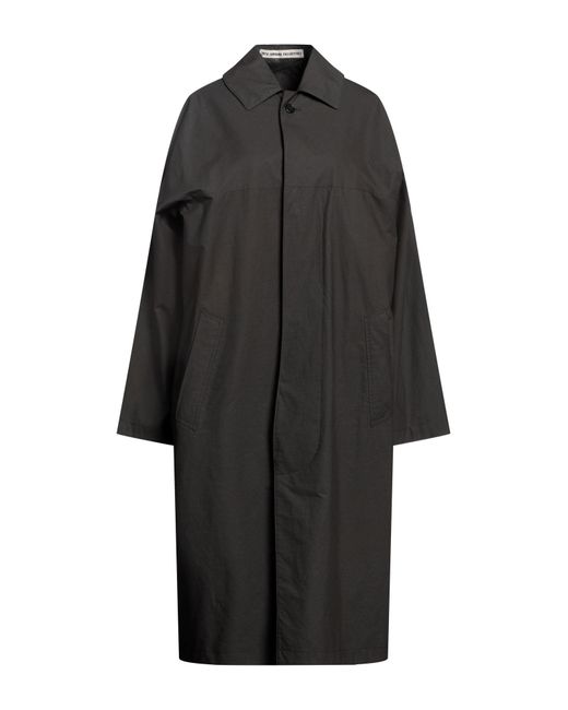 Meta Campania Collective Black Overcoat & Trench Coat