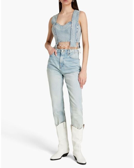 Ganni Blue Top