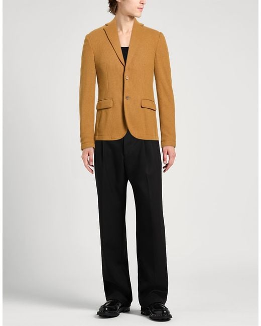 Daniele Alessandrini Brown Blazer for men