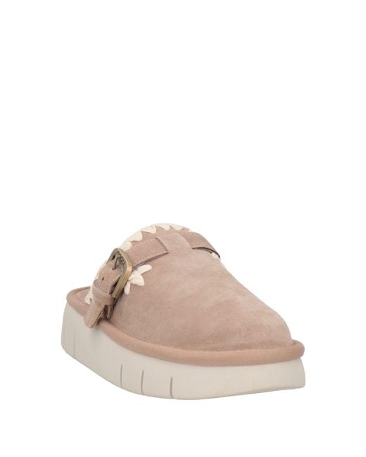 Mou Pink Mules & Clogs