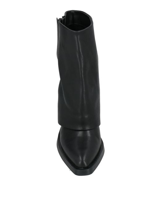 Ash Black Ankle Boots Leather