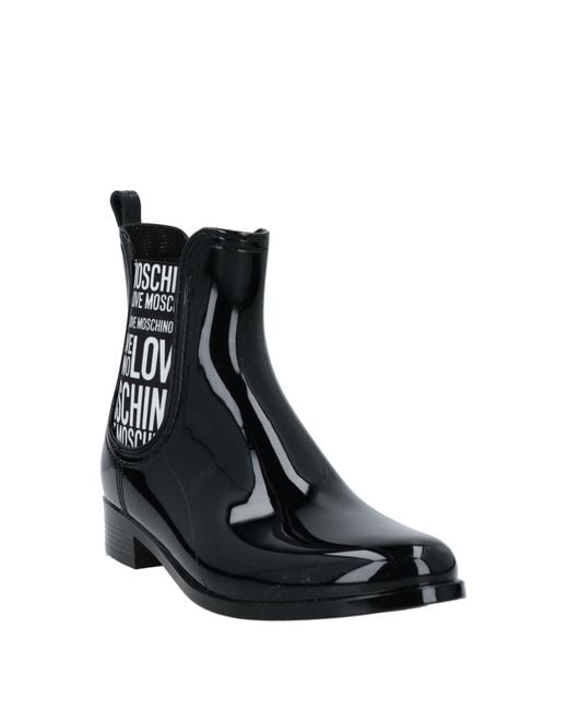 Love Moschino Black Ankle Boots