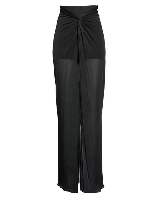 GIUSEPPE DI MORABITO Black Maxi Skirt Viscose