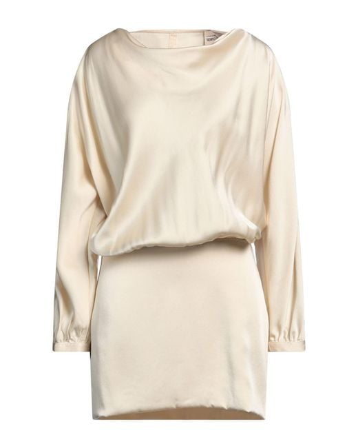 Semicouture Natural Mini Dress