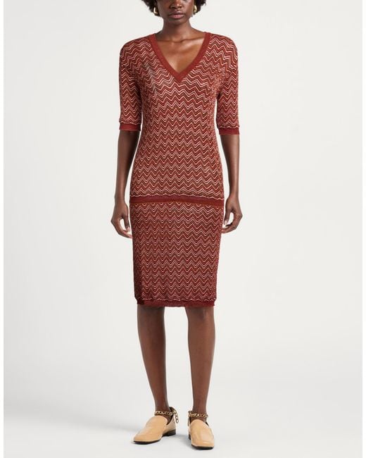 Missoni Red Missoni Mini Dress