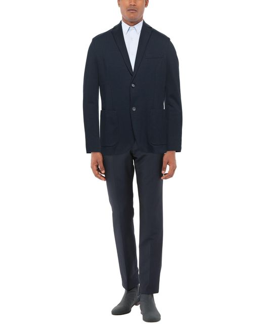 Circolo 1901 Blue Midnight Blazer Cotton, Elastane for men